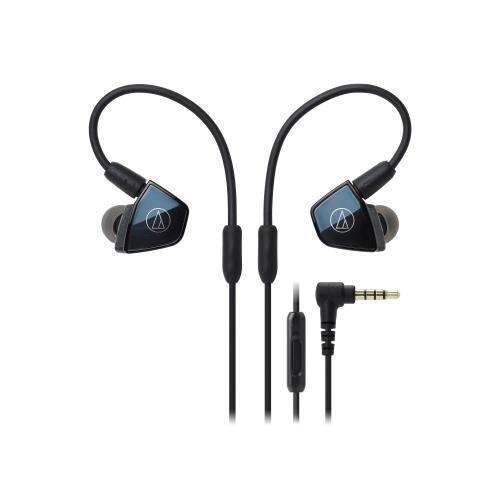 Audio-Technica ATH-LS400iS In-Ear Quad Armature Driver Headphones with In-line Mic & Control